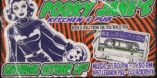 Revolution\u2019s debut at Pooky Jane\u2019s!