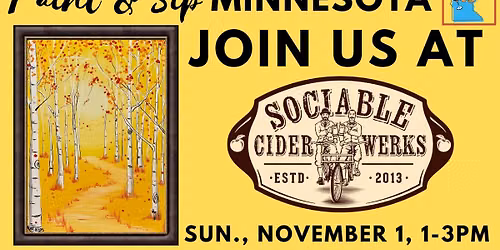 November 1 Paint & Sip at Sociable Cider Werks
