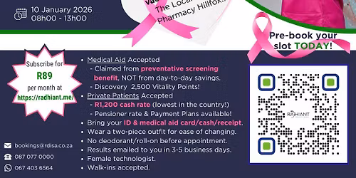 \ud83c\udf80 Mobile Mammogram Screenings \u2013 HILLFOX