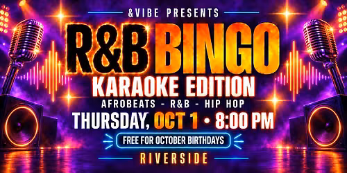R&Bingo | Riverside | Oct 1