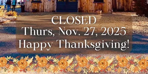 Closed For Thanksgiving