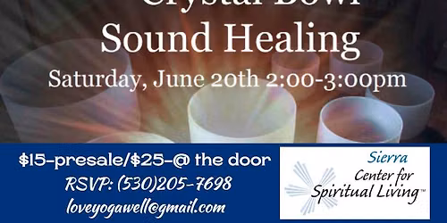 Crystal Bowl Sound Healing with Sarah Molaro