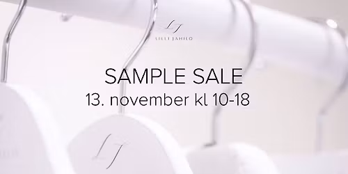 Lilli Jahilo Sample Sale
