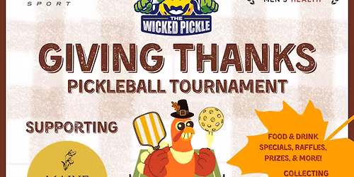 Giving Thanks Pickleball Tournament\ud83e\udd83\ud83c\udfd3