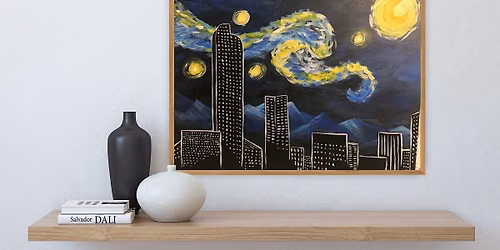 Paint & Sip Night at Black Sky Brewery: Denver Starry Night