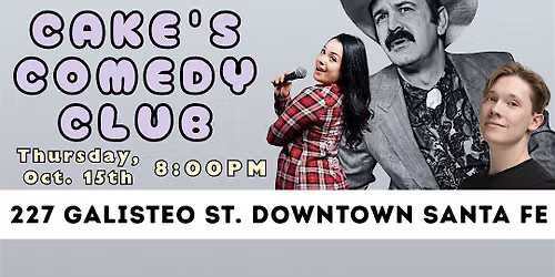 Live Comedy with Matthew Blood-Smyth: Cake's Comedy Club Oct. 15, 2026
