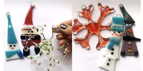 Daytime Fused Glass Snowmen & Snowflakes , & Festive Decorations Workshops at Wightwick Manor