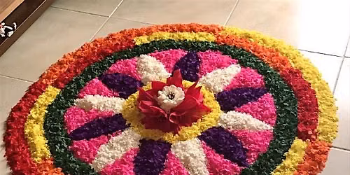 Tissue Paper Pookalam Making