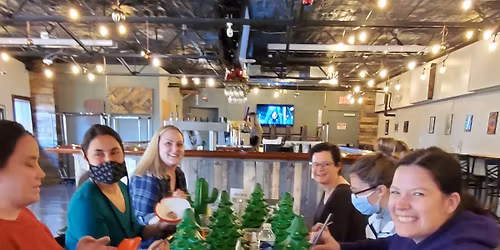 Light Up Christmas Tree \ud83c\udf84 Painting