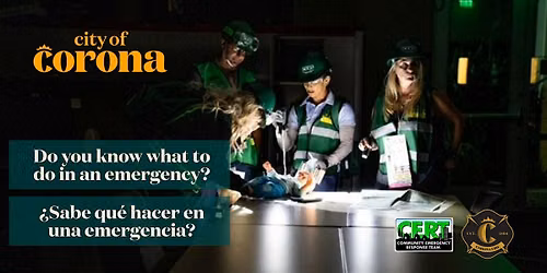 City of Corona: Bilingual CERT Training