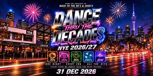 Dance Thru The Decades NYE