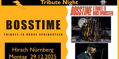 BOSSTIME Best Bruce Springsteen Tribute Show Worldwide
