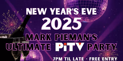 New Year's Eve Ultimate PiTV Party at Ivory - Free Entry