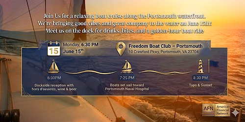 Sunset Boat Cruise with American Financial Network