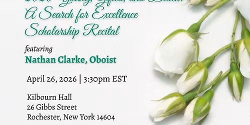 2026 Young, Gifted, and Black: A Search for Excellence Scholarship Recital