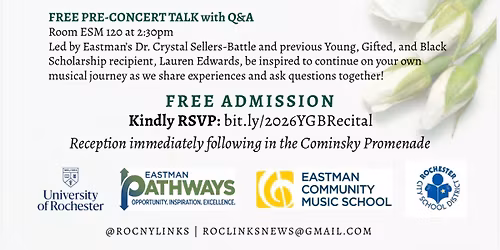 2026 Young, Gifted, and Black: A Search for Excellence Scholarship Recital