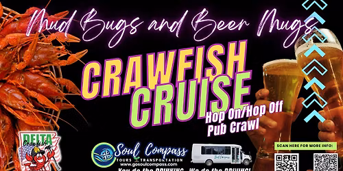Rogers Crawfish Cruise:  Mud Bugs and Beer Mugs