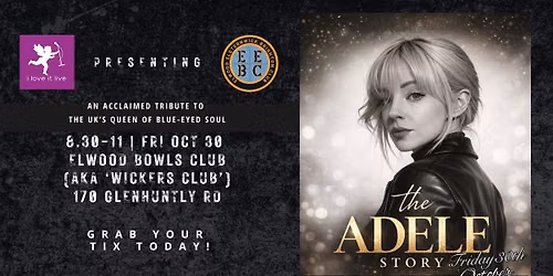 THE ADELE STORY as performed by TESS SCOTT AND BAND make their Wickers Club debut