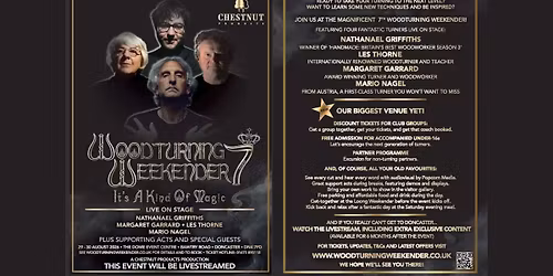 Woodturning Weekender #7 with Chestnut Products