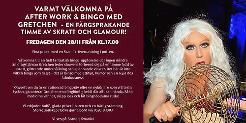 AFTER WORK med Dragbingo