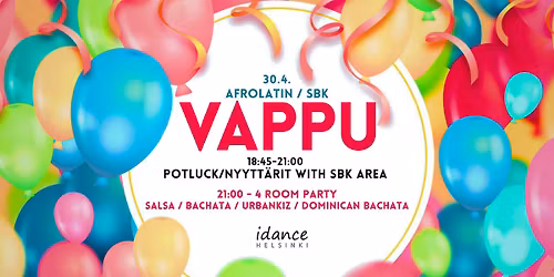 Afro-Latin (SBK) Vappu & Potluck 2026 