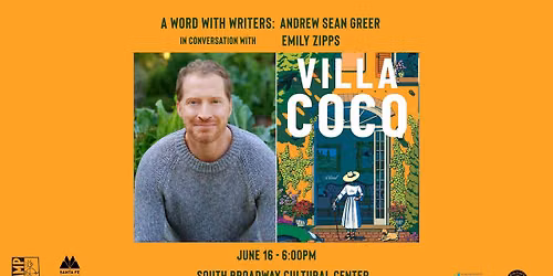 A Word With Writers with author Andrew Sean Greer