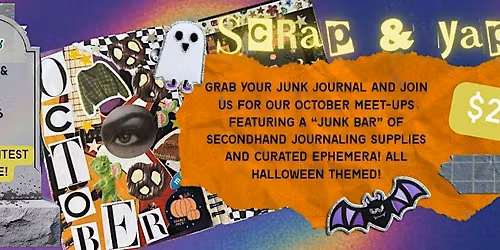 Scrap & Yap: October Junk Journal Club!