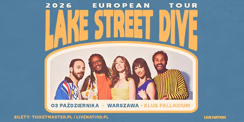 Lake Street Dive - Official Event, 3.10.2026, Klub Palladium, Warszawa