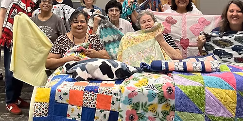 Blanket Making Party in Brandon