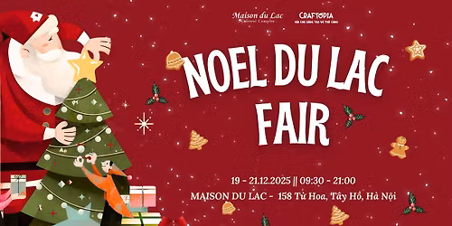 CRAFTOPIA x MAISON DU LAC: NOEL DU LAC FAIR (19-20-21\/12\/2025)