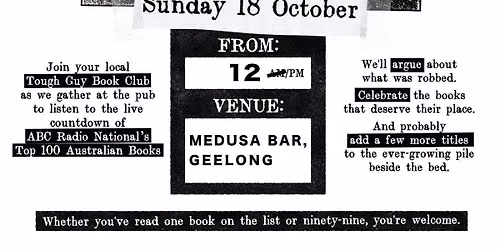 TGBC Geelong- ABC RN Top 100 Aussie Books - Listening Party