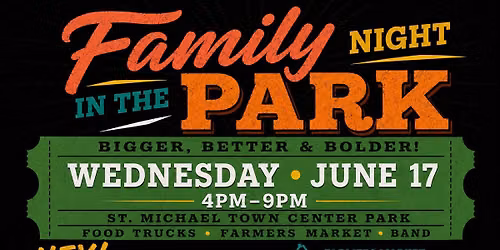 Family Night \ud83c\udf1f STMA Town Center Park \ud83c\udf54 FOOD TRUCK!