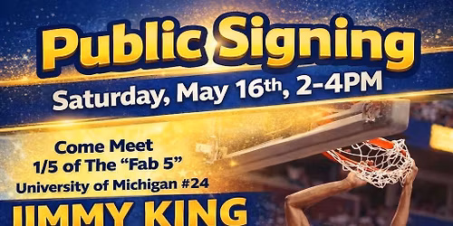 \u303d\ufe0f Jimmy King FAB 5! Public Signing  