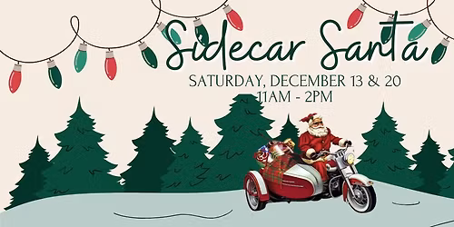 Sidecar Santa & Free Selfies with Santa
