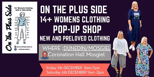 MOSGIEL\/DUNEDIN POP UP SHOP