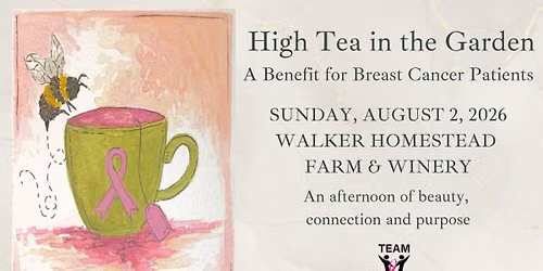 High Tea Garden Party Benefit for Breast Cancer Patients