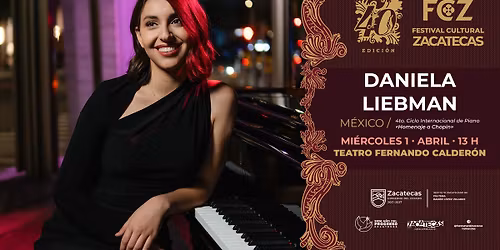 40\u00ba FCZ | Ciclo Internacional de Piano - Daniela Liebman 