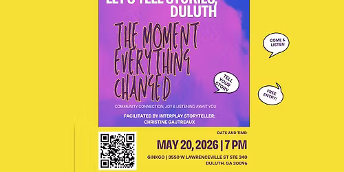 Storytelling Event - The Moment Everything Changed