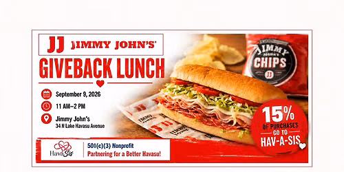 HAVASIS JIMMY JOHN'S LUNCH 