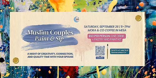 Paint & Sip Night | Paint Your Spouse | Barakah Match
