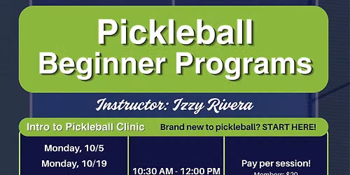 Pickleball Beginner Programs