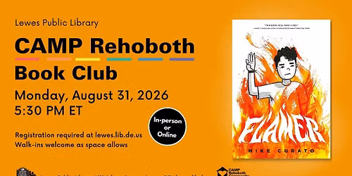 CAMP Rehoboth Book Club: Flamer