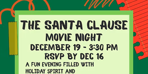 The Golden Age Center December Movie Night