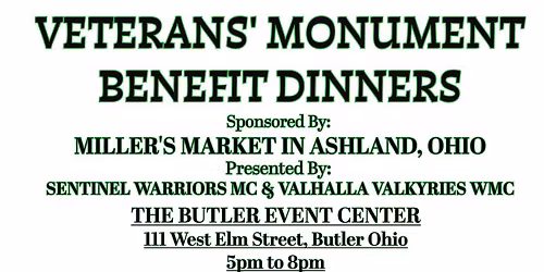 VETERANS' MONUMENT BENEFIT DINNERS