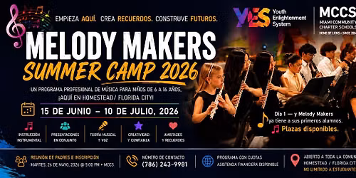 Melody Makers Summer Camp 2026 \ud83c\udfb5 