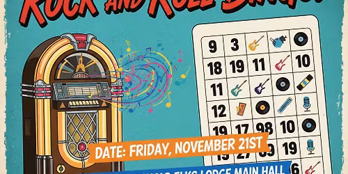 Windsor Golden Brigade Rock and Roll Bingo