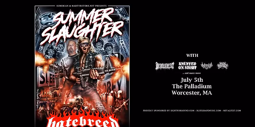 Hatebreed: SUMMER SLAUGHTER TOUR 2026