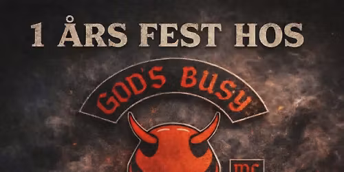 1 \u00e5rs fest hos God\u00b4s Busy MC