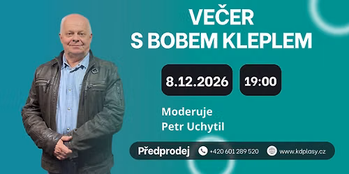 Ve\u010der s Bobem Kleplem \/ Talkshow \/ KD Plasy