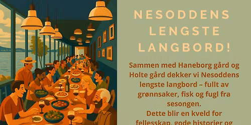 Nesoddens lengste langbord! 